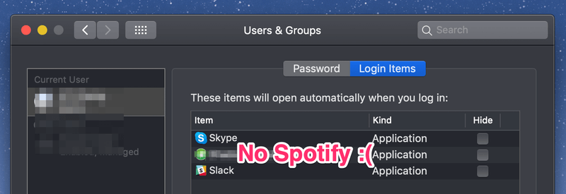 Remove spotify from mac dock